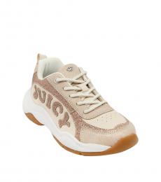 Juicy Couture Girls Rose Gold Beverly Sneakers