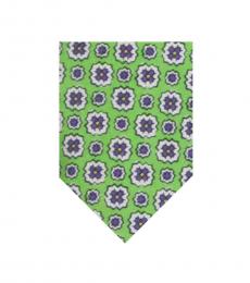 Ralph Lauren Green Floral Tie