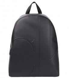Calvin Klein Black Sculpted Round Large Backpack