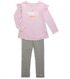 Juicy Couture 2 Piece Top/Leggings Set (Girls)