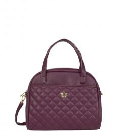 Juicy Couture Purple Crown Royal Small Satchel
