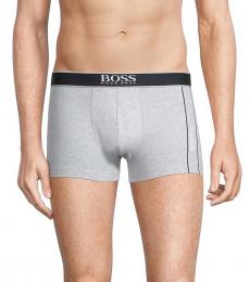 Hugo Boss Grey Heathered Logo Trunks