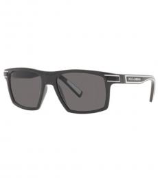 Dolce & Gabbana Dark Grey Polarized Sunglasses