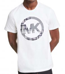 Michael Kors White Patchwork Short-Sleeve T-Shirt