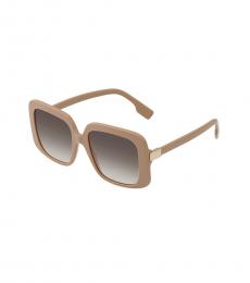 Burberry Beige Penelope Square Sunglasses