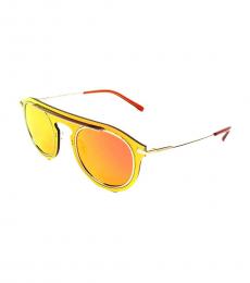 Dolce & Gabbana Red Dazzling Mirror Sunglasses