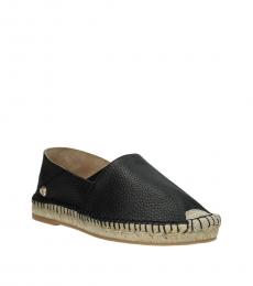 Valentino Garavani Black Feather Embellished Espadrilles