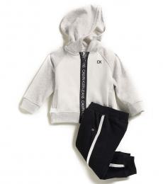 Calvin Klein 2 Piece Hoodie/Joggers Set (Baby Boys)