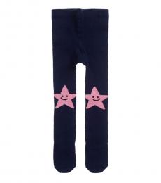 Stella McCartney Baby Girls Blue Star Tights