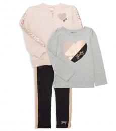 Juicy Couture 3 Piece Jacket/Top/Pants Set (Little Girls)