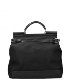 Dolce & Gabbana Black Siciliy Large Duffle Bag