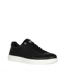 UGG Black Leather Sneakers