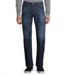 Navy Blue Larkee Regular Straight Jeans