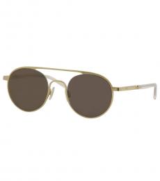 Hugo Boss Gold Round Sunglasses