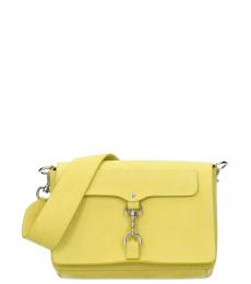 Yellow Solid Small Shoulder Bag