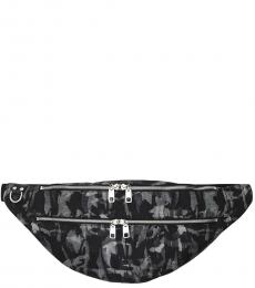 Dolce & Gabbana Grey Camo Print Large Belt Bag