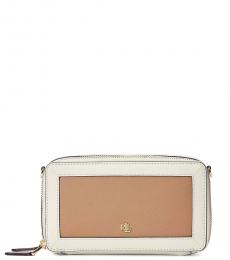 Ralph Lauren Light Brown Danna Mini Crossbody Bag