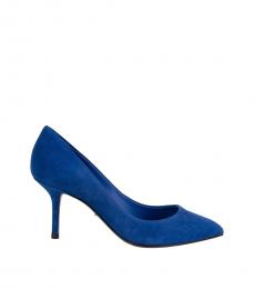 Blue Suede Heels