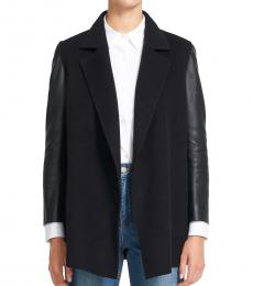 Theory Black Open-Front Jacket