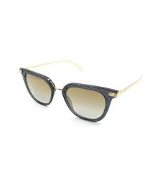 Dolce & Gabbana Grey Crystal Classic Sunglasses