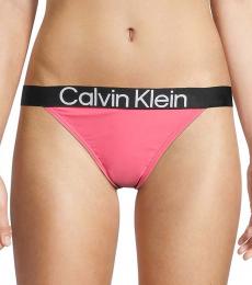 Calvin Klein Pink Logo Bikini Bottom
