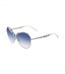 Emilio Pucci Blue Gradient Butterfly Sunglasses