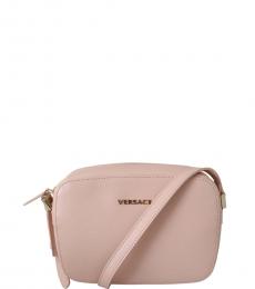 Versace Light Pink Camera Small Crossbody Bag