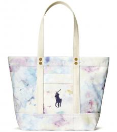 Ralph Lauren White Painted Large Tote