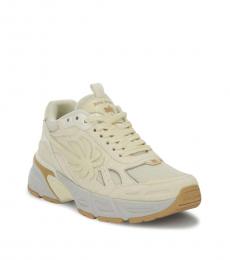 Palm Angels Beige PA 4 Panelled Sneakers