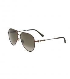Jimmy Choo Brown Browbar Sunglasses