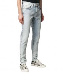 Diesel Light Blue  Slim Fit D-Strukt-Ga Jeans  