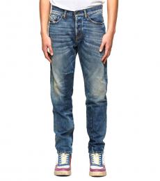 Diesel Navy Blue  Tapered Fit D-Fining-Go Jeans 