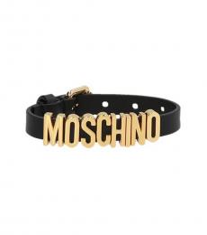 Moschino Black Logo Bracelet