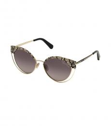Roberto Cavalli Grey Cat Eye Sunglasses