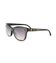 Roberto Cavalli Black Square Sunglasses