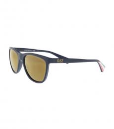 Emporio Armani Navy Blue Sleek Sunglasses