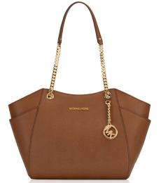 Michael Kors Luggage Jet Set Travel Chain Large Tote