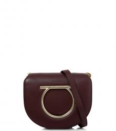 Salvatore Ferragamo Cherry Vela Small Crossbody