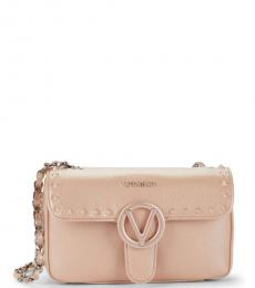 Mario Valentino Rose Poisson Rockstud Flap Small Shoulder Bag