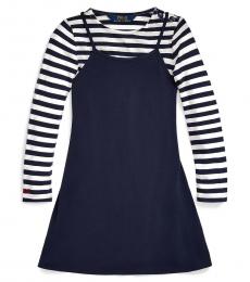 Ralph Lauren 2 Piece Dress/T-Shirt Set (Little Girls)