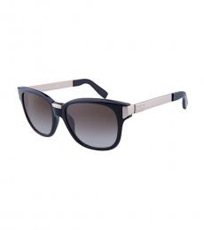 Dsquared2 Black Silver Square Gradient Sunglasses