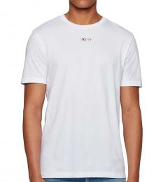 White Cotton-Jersey T-Shirt
