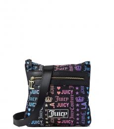 Juicy Couture Black Good Sport Medium Crossbody Bag