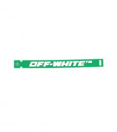 Off-White Green Industrial Logo Bracelet