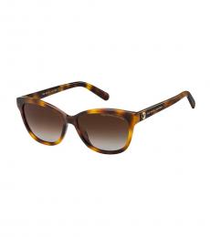 Marc Jacobs Brown Gradient Cat Eye Sunglasses