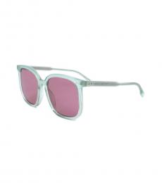 Isabel Marant Light Green Square Sunglasses
