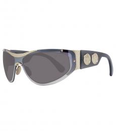 Roberto Cavalli Grey Shield Sunglasses