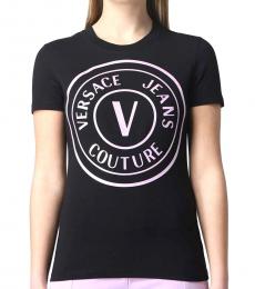 Versace Jeans Couture Black Roundneck T-Shirt