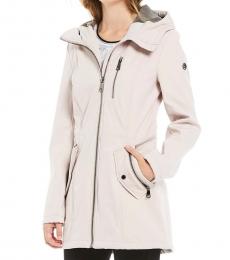 Calvin Klein Soft Lilac Soft-shell Hooded Jacket