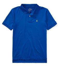 Ralph Lauren Boys Sapphire Performance Jersey Polo